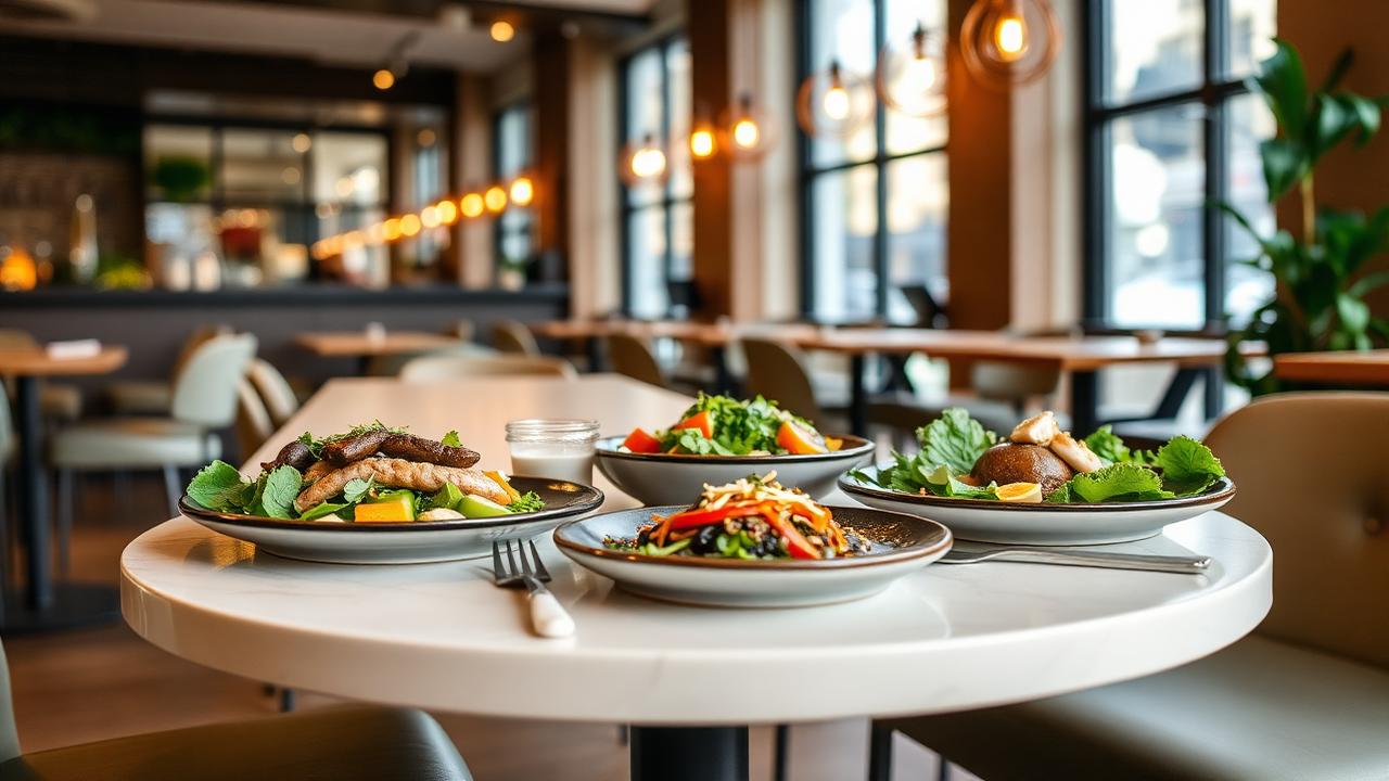 Veganer im Restaurant