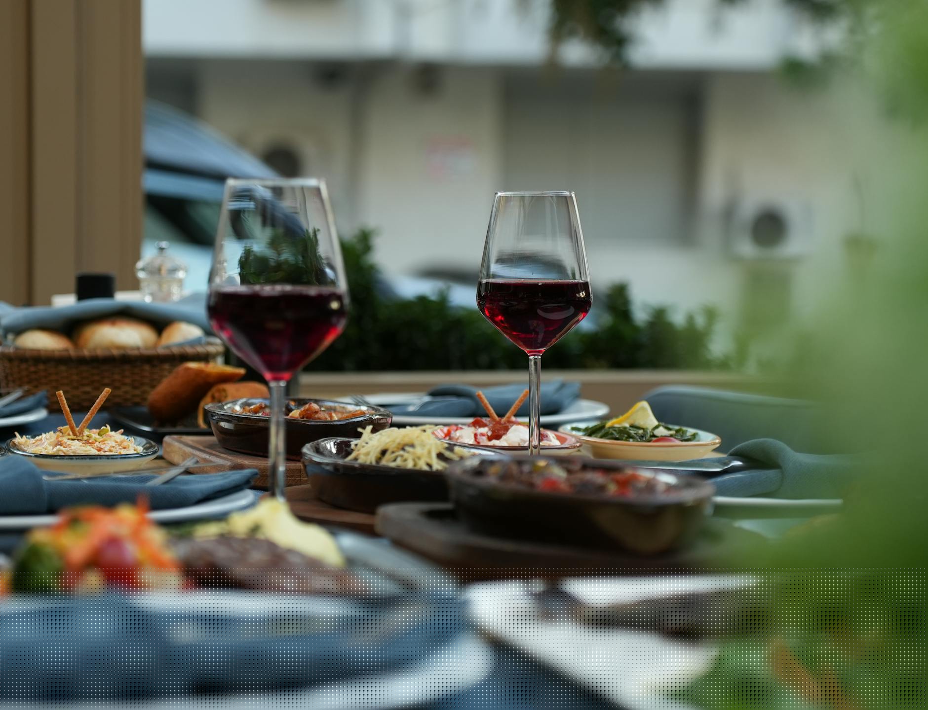Veganer Restaurantbesuch
